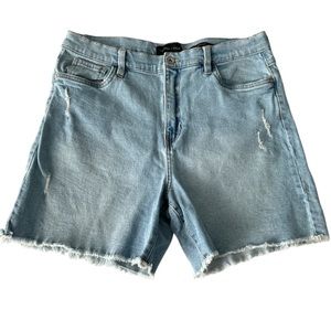 💕 Kendall & Kylie The Boyfriend Bermuda Size 13 Light Blue Denim Shorts
